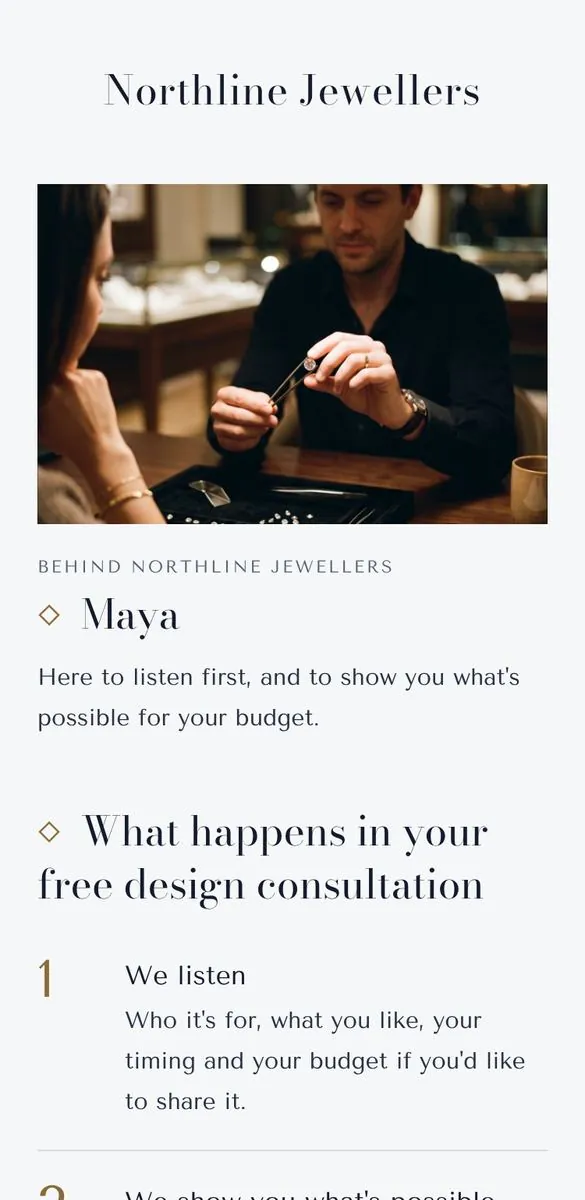 Jewellery email